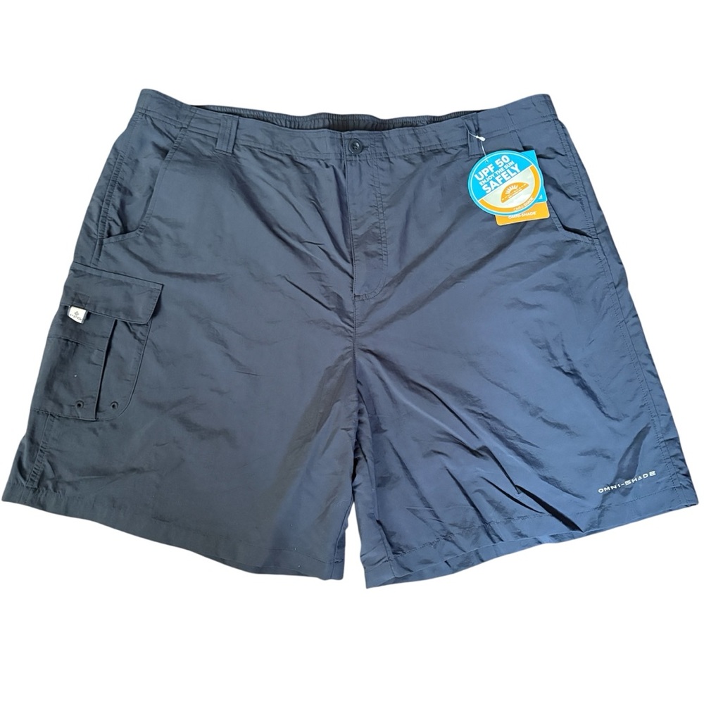 Columbia Blue Cargo Shorts Quick-Dry Outdoor